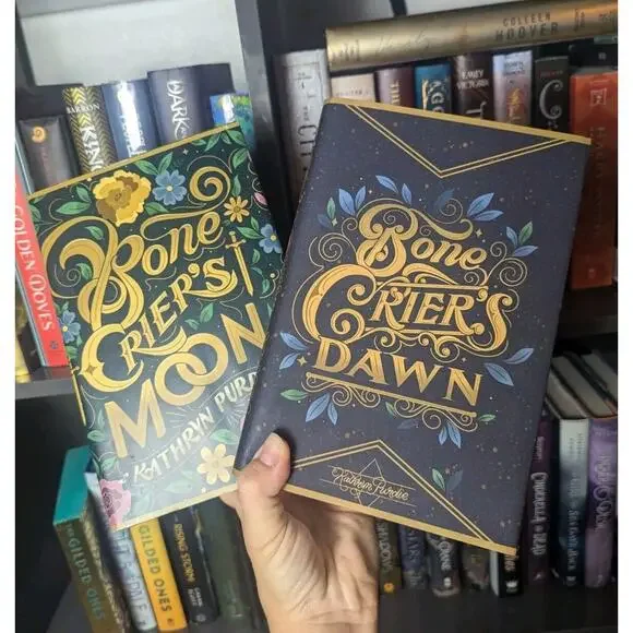 Set Of 2 Bone Criers Moon Bone Criers Dawn Signed Matching Covers Grace Duology - Picture 1 of 8